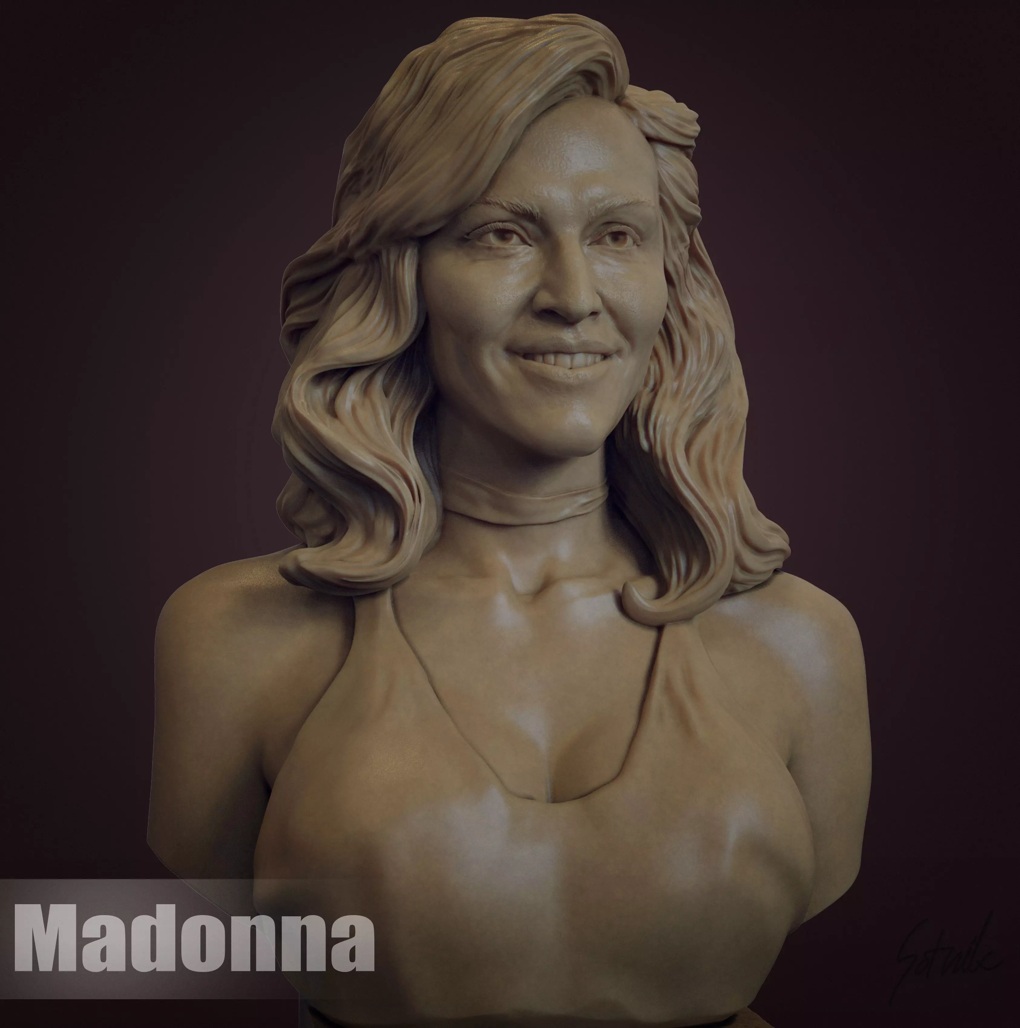 Madonna 3D print model_0
