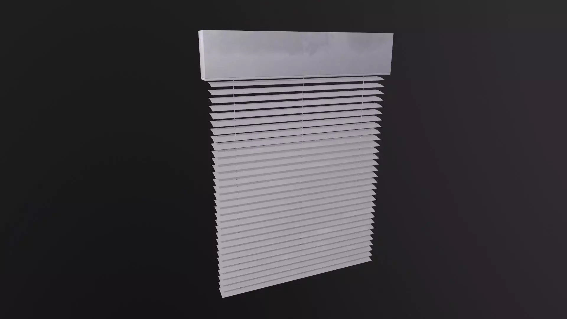 Window blind 3D Model Low-poly 3D model