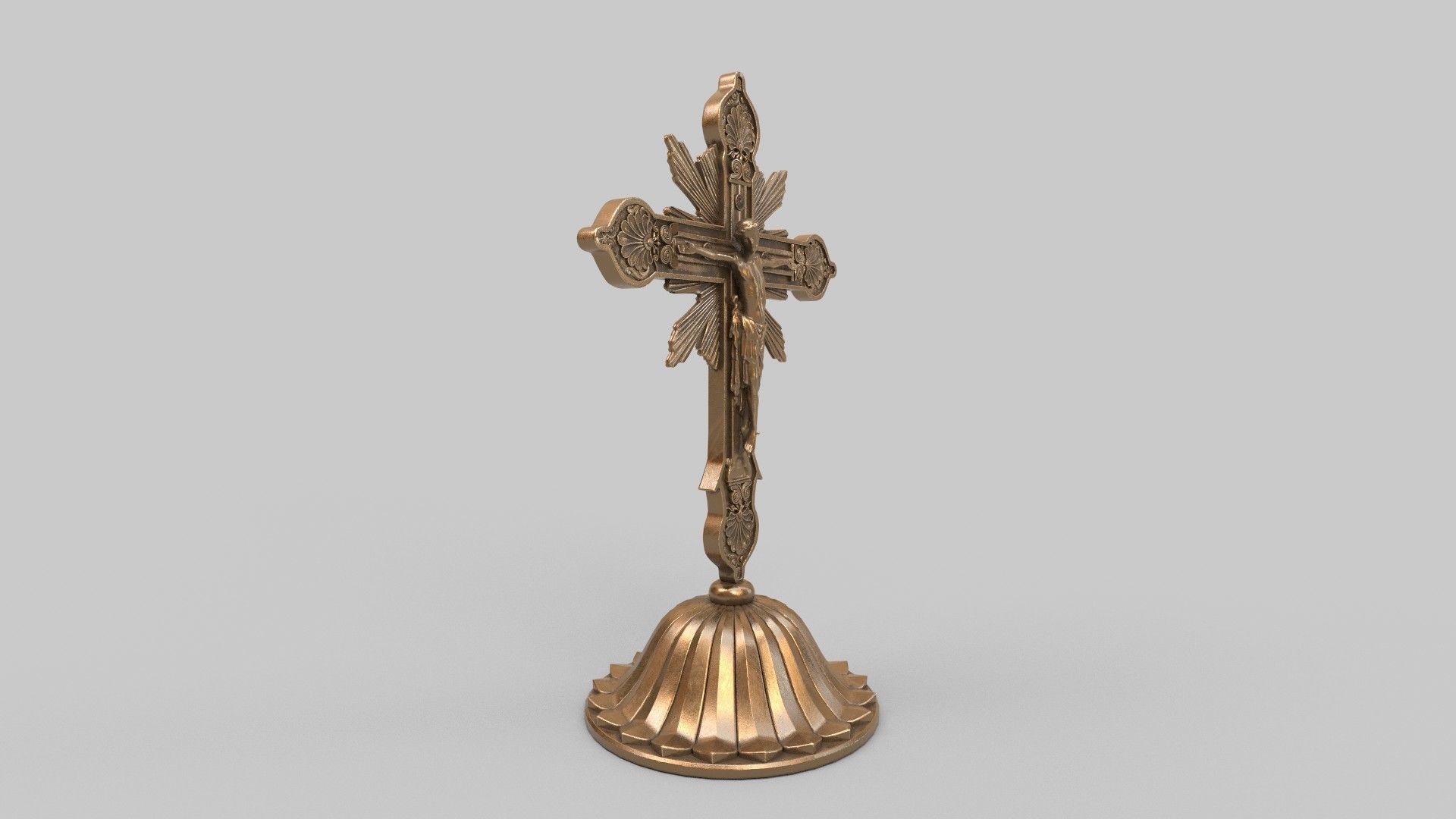 jesus candle holder 3D model_11