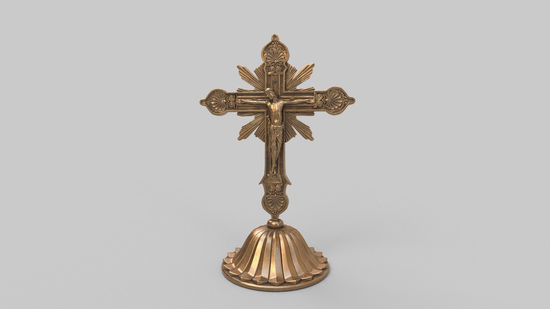 jesus candle holder 3D model_1