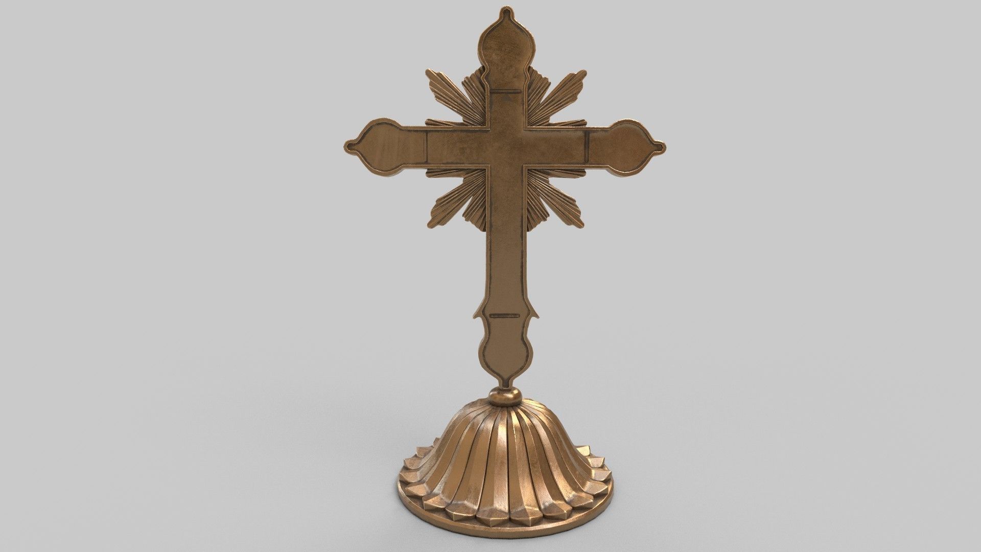 jesus candle holder 3D model_10