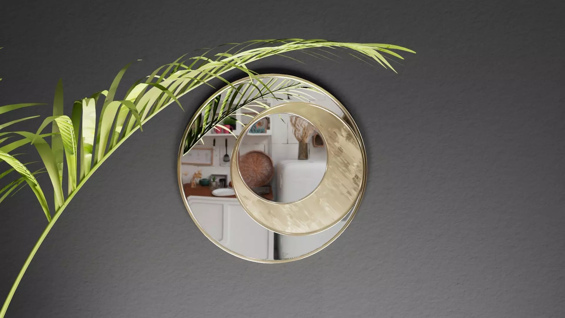 Moon Design Mirror 3D 3D model_0