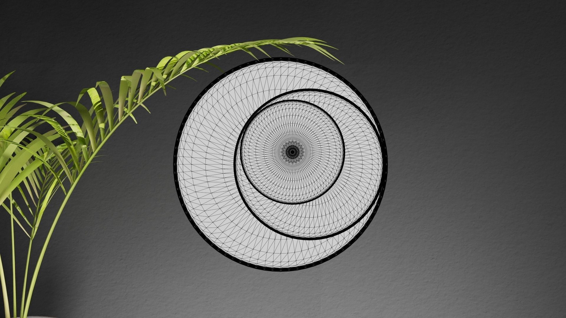 Moon Design Mirror 3D 3D model_1