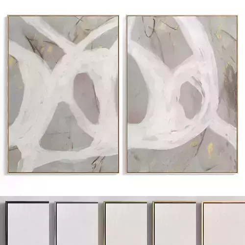 Plaster Two Photo Frame 87