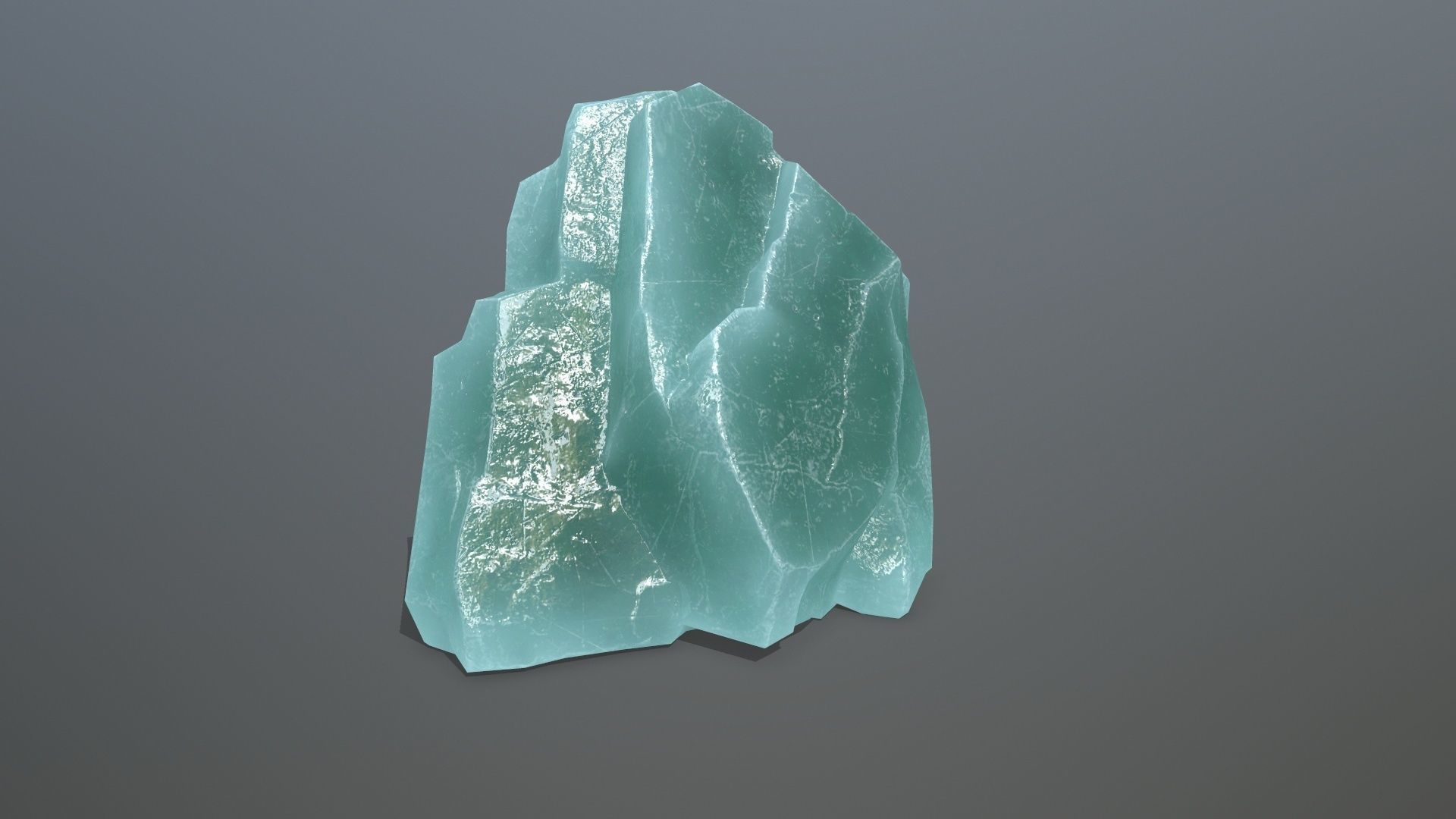 Rock Set 10 Low-poly 3D model_10