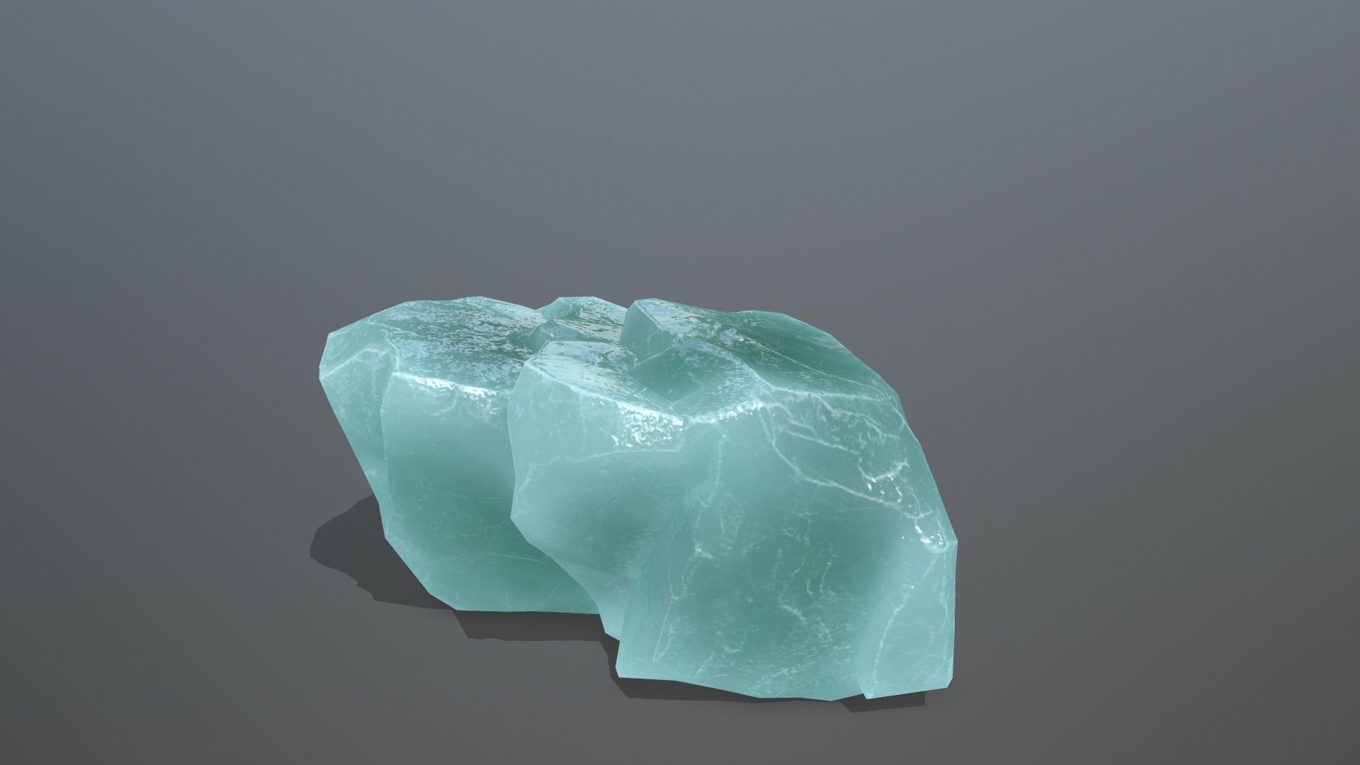 Rock Set 10 Low-poly 3D model_13