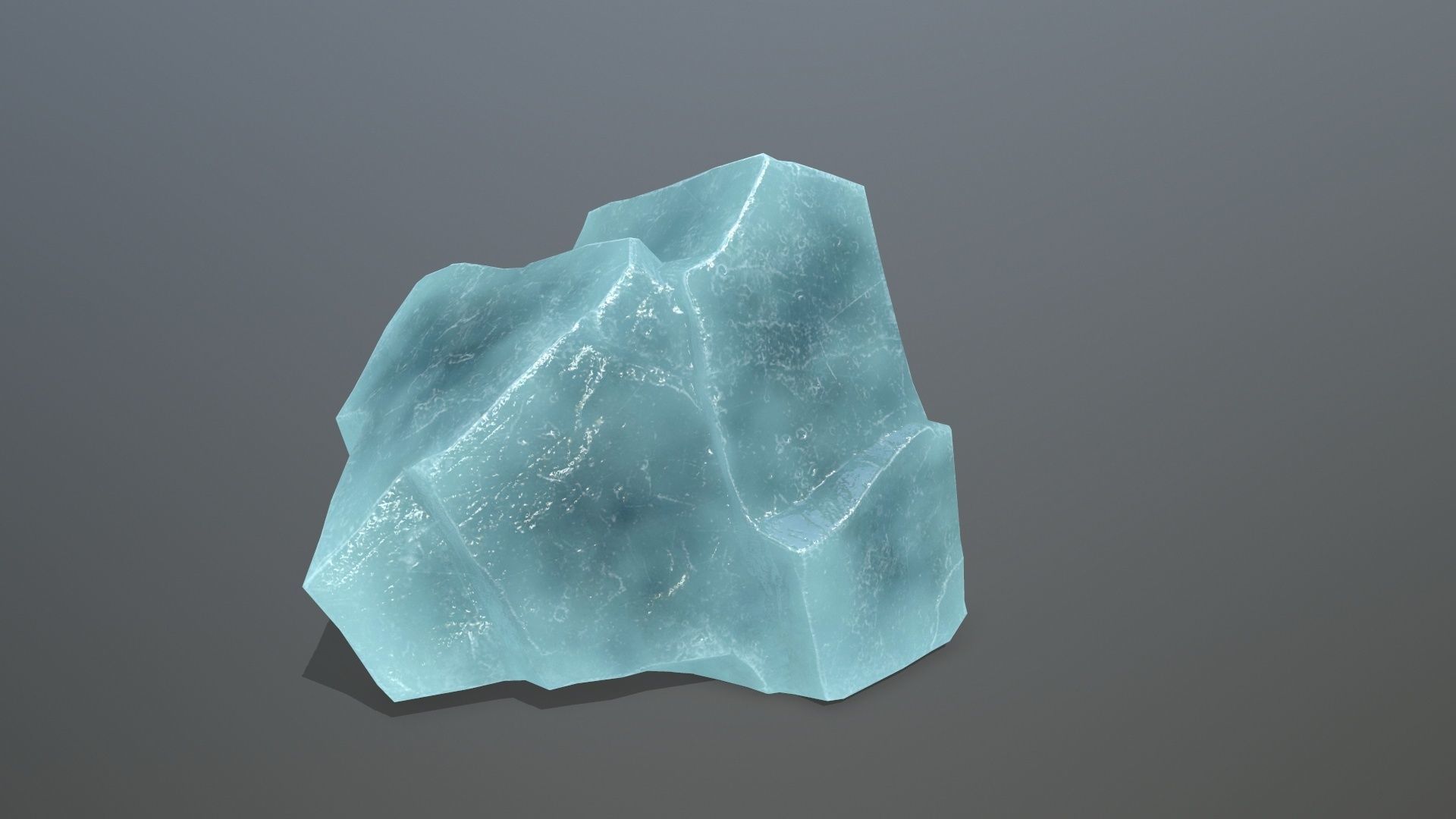 Rock Set 11 Low-poly 3D model_15