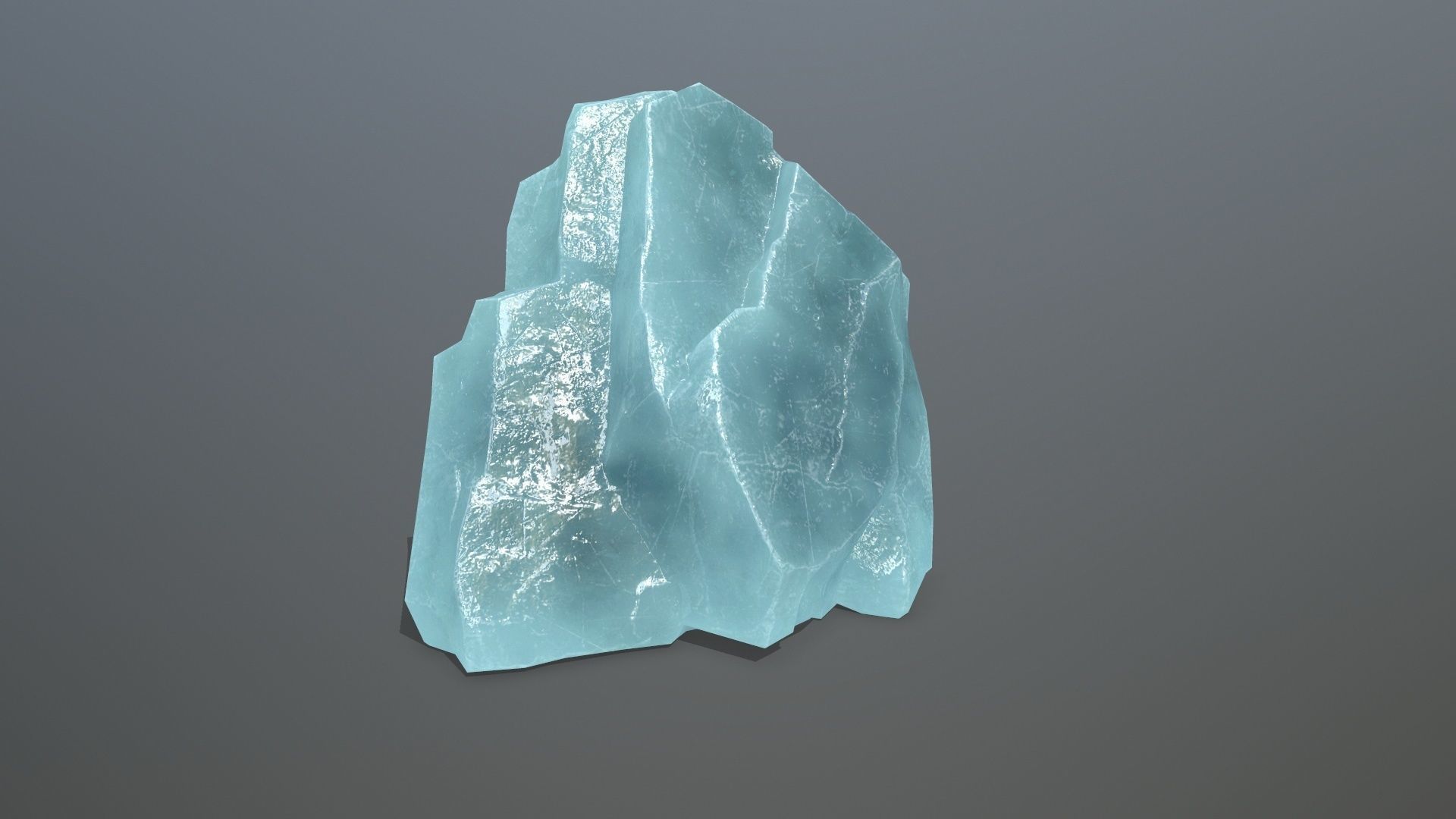 Rock Set 11 Low-poly 3D model_10