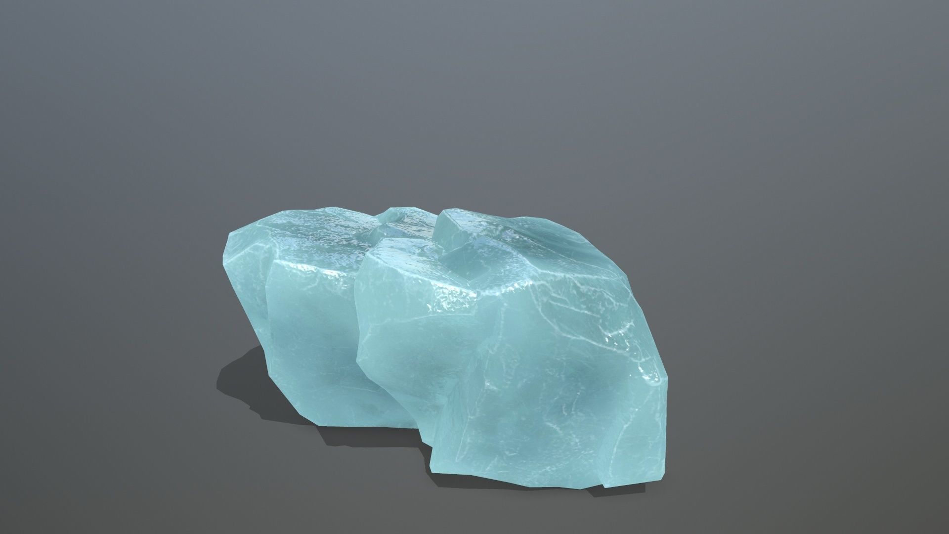 Rock Set 11 Low-poly 3D model_13