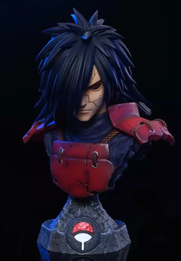 Madara Uchiha Bust Stl 3D print model_0