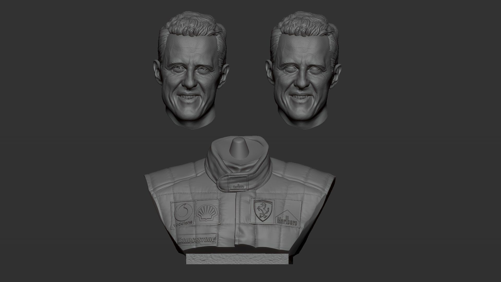 Michael Schumacher 3D print model_3