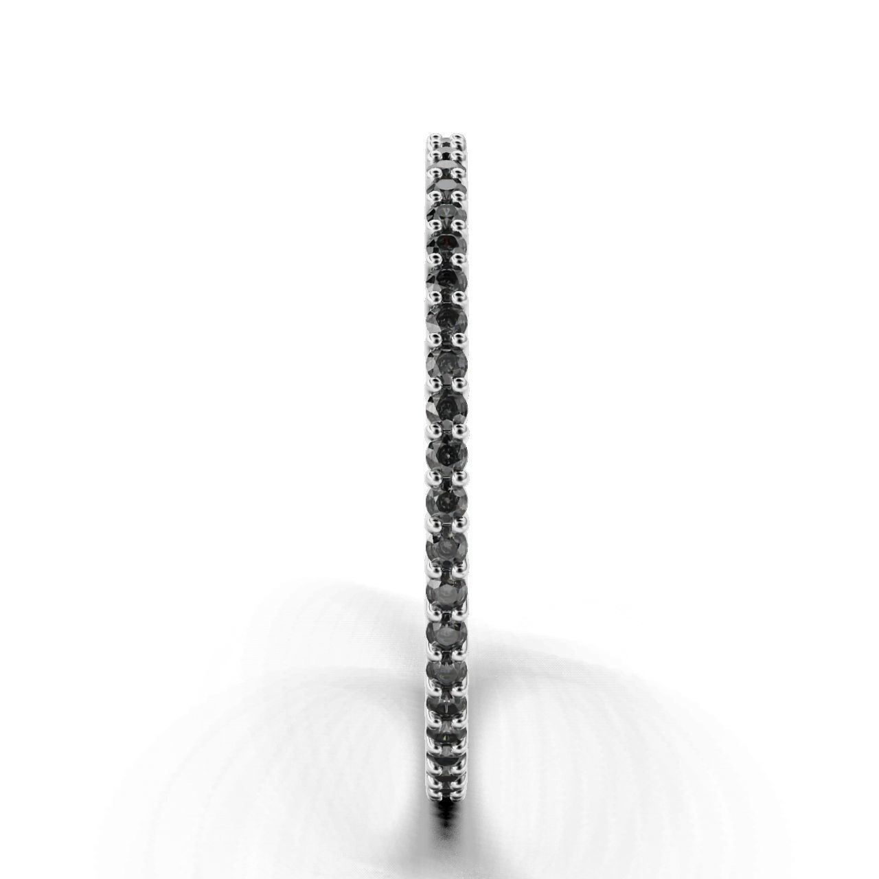 ETERNITY Ring Round 1 1mm  3D print model_4