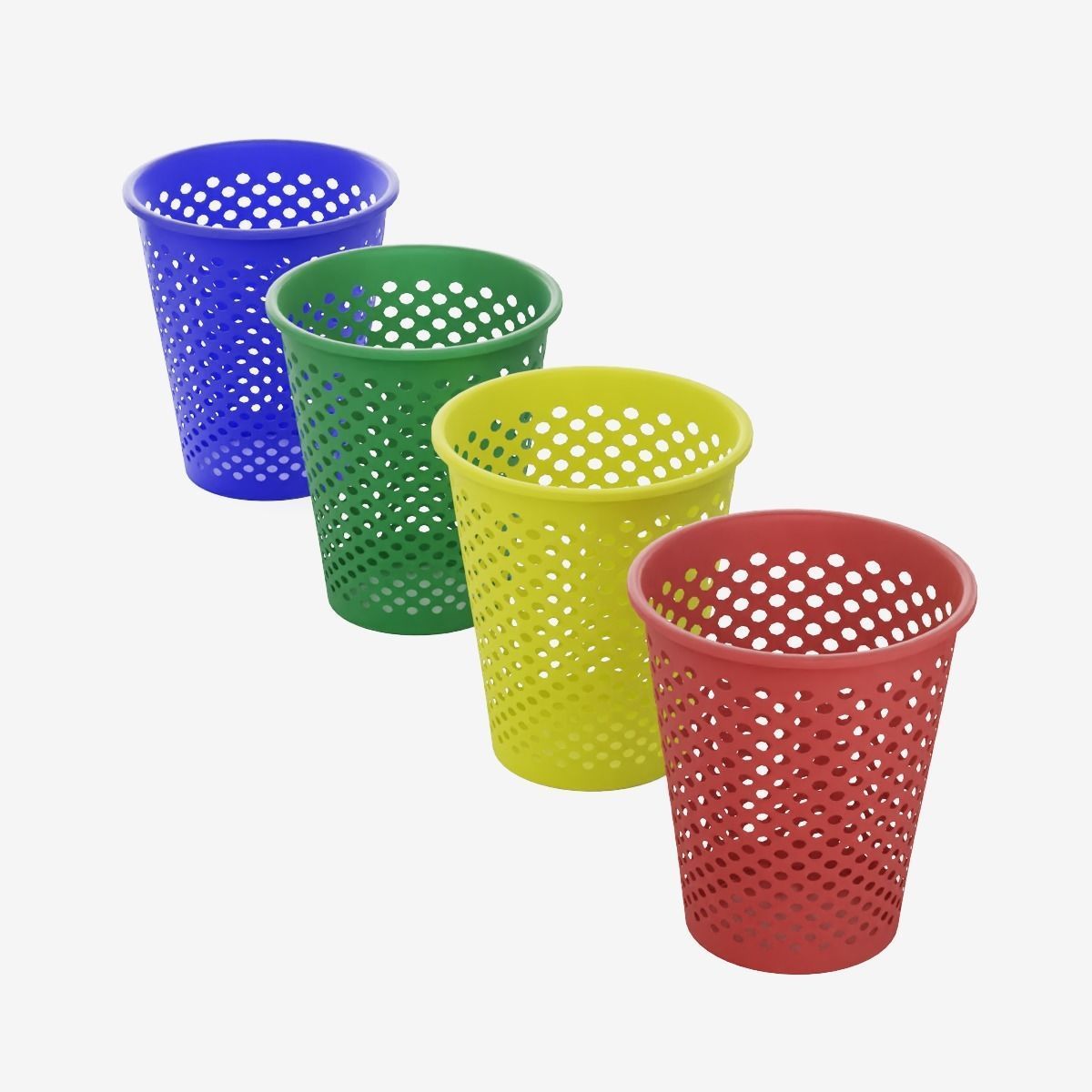 Plastic Trash Bins 3D model_6