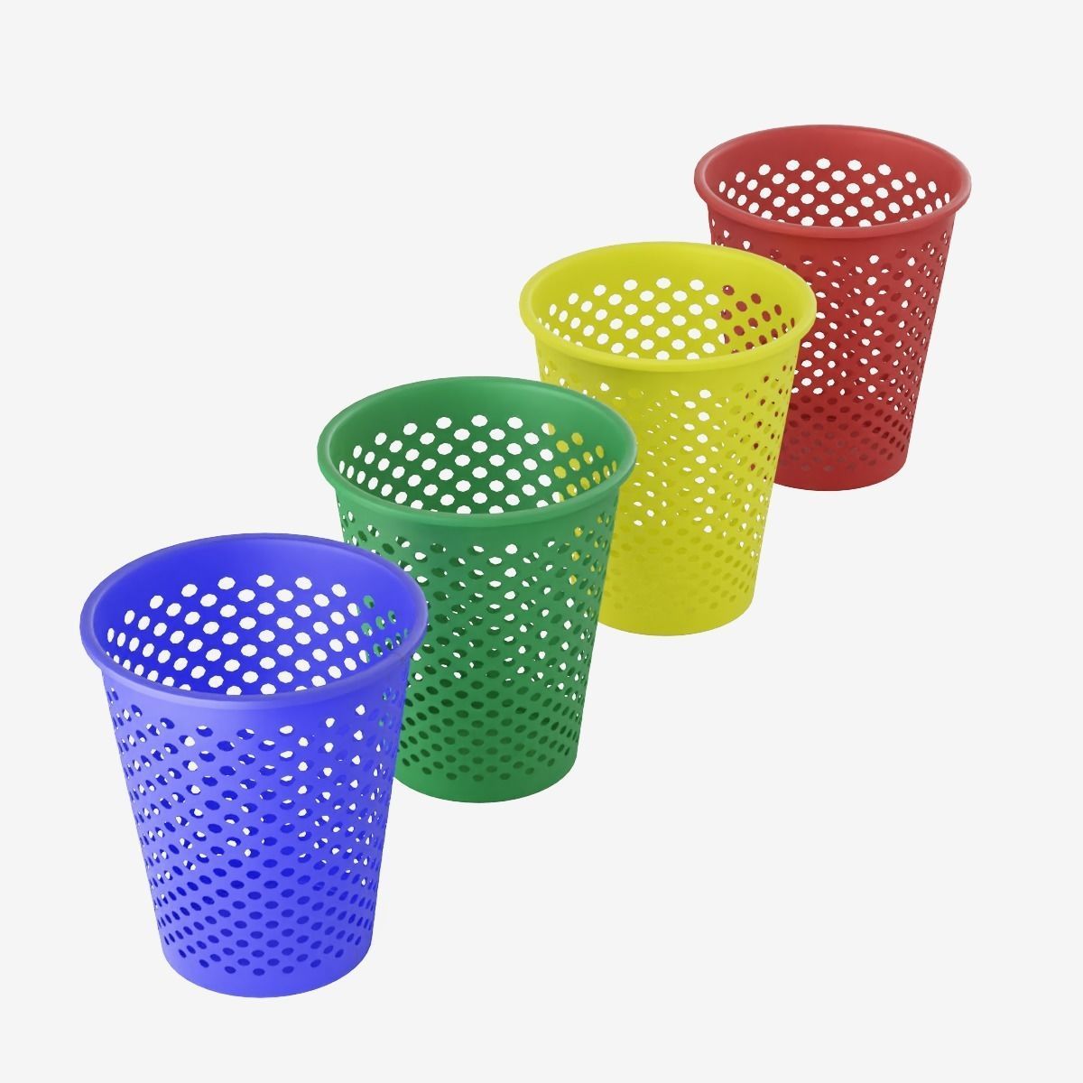 Plastic Trash Bins 3D model_7