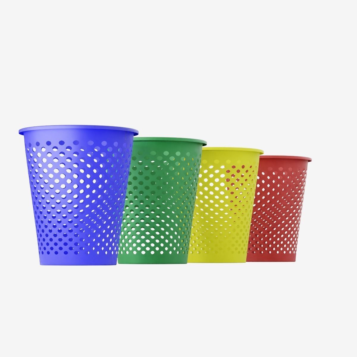 Plastic Trash Bins 3D model_12