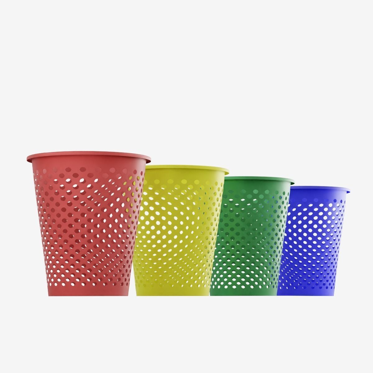 Plastic Trash Bins 3D model_10