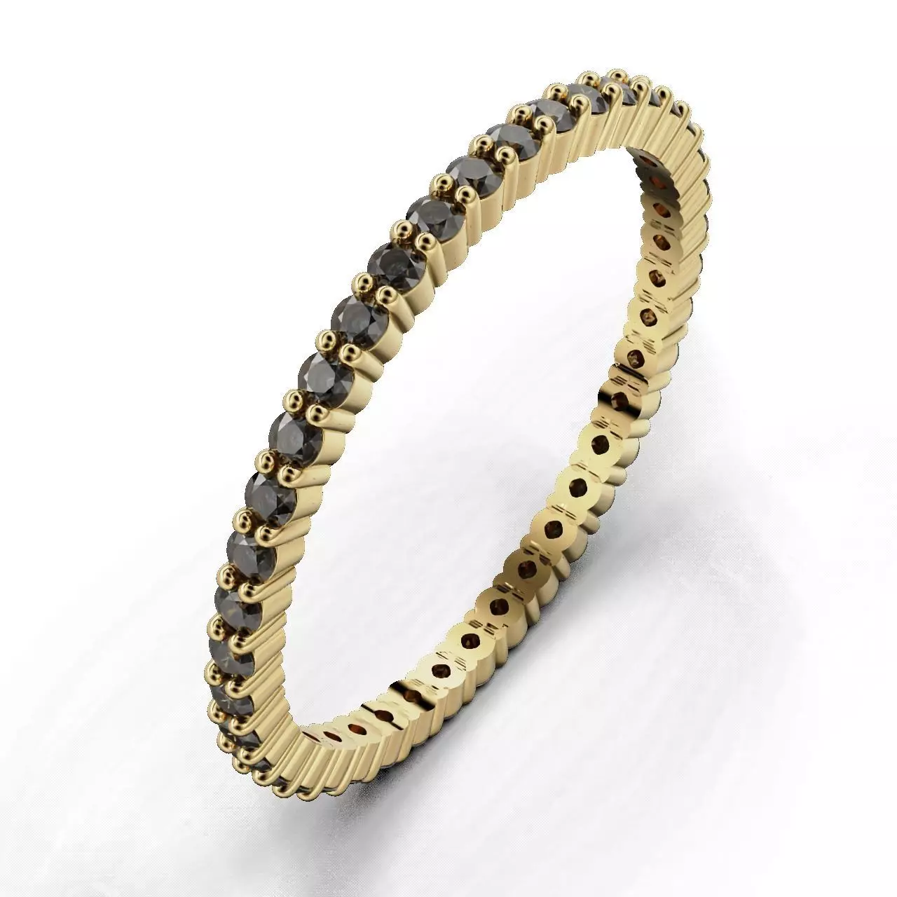 ETERNITY Ring Round 1 3mm Free 3D print model