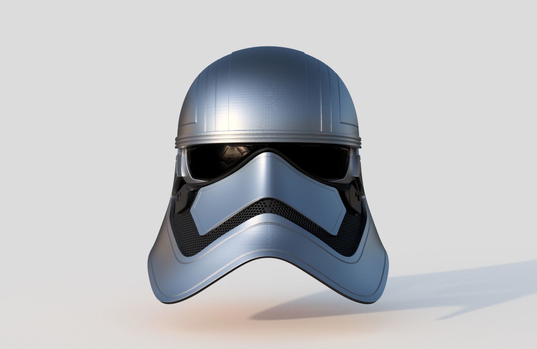 PHASMA STORMTROOPER CAPTAIN REAL SIZE HELMET 3D print model_3