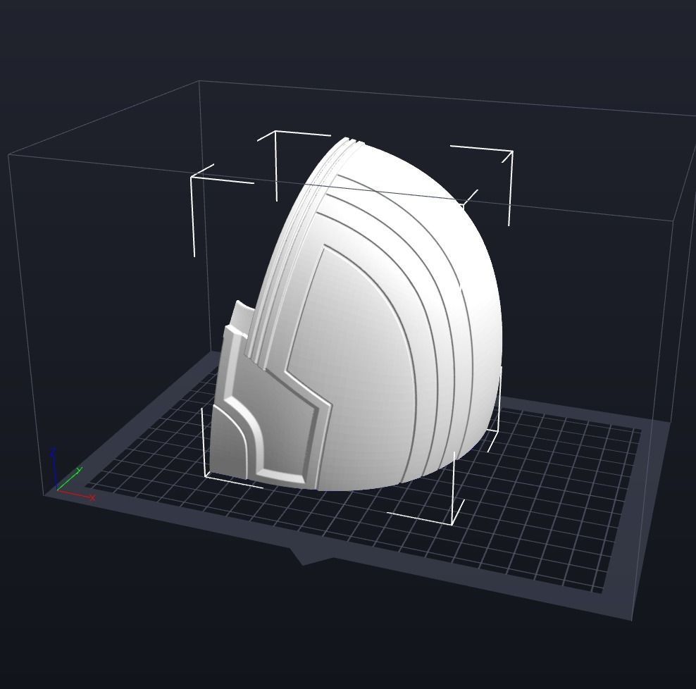 PHASMA STORMTROOPER CAPTAIN REAL SIZE HELMET 3D print model_10