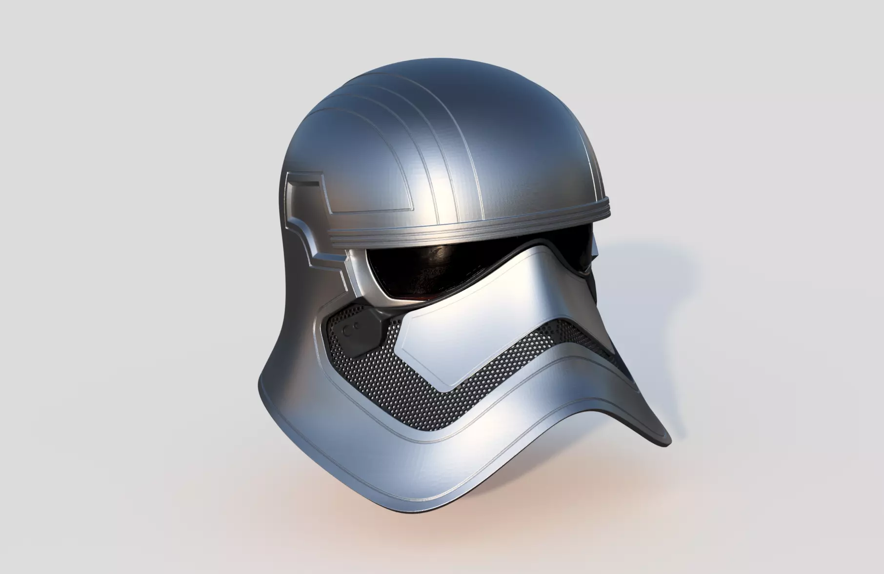 PHASMA STORMTROOPER CAPTAIN REAL SIZE HELMET 3D print model_0
