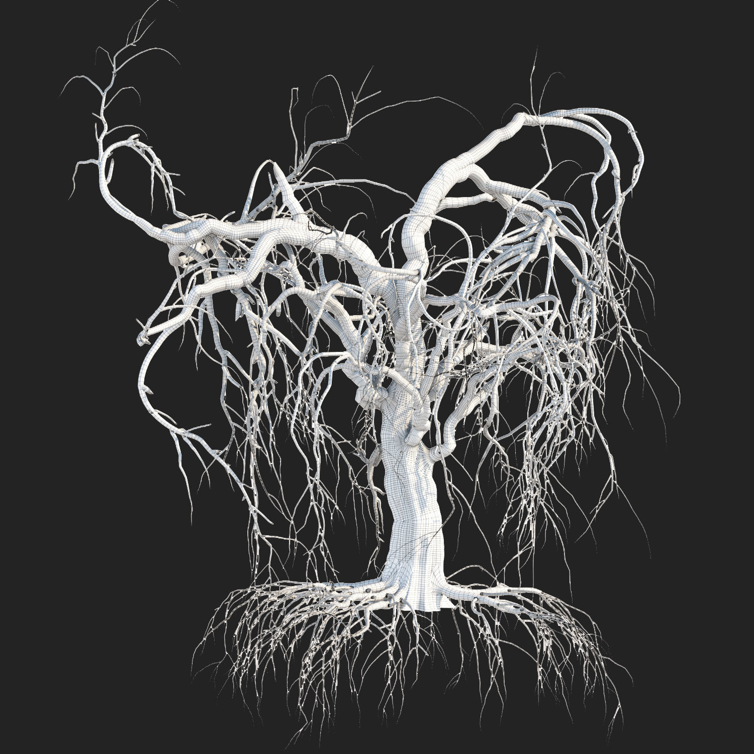 Dead weeping tree vol 188 3D model_4