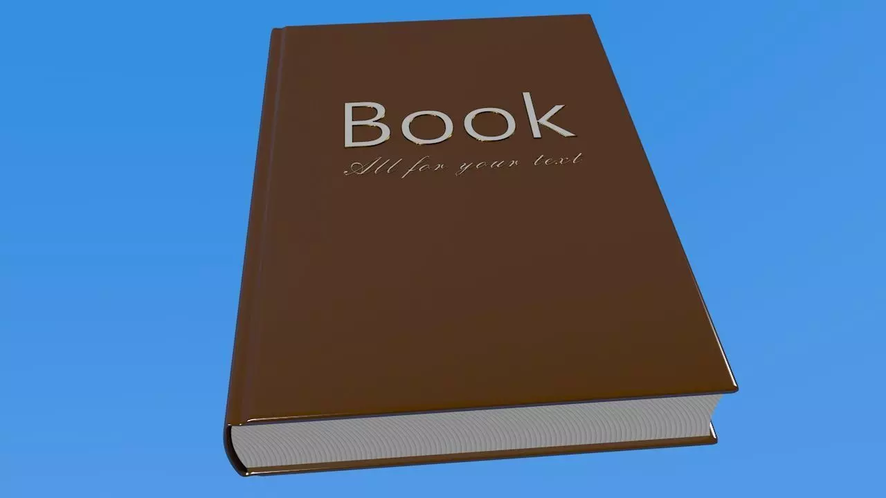 3D Book Free 3D model