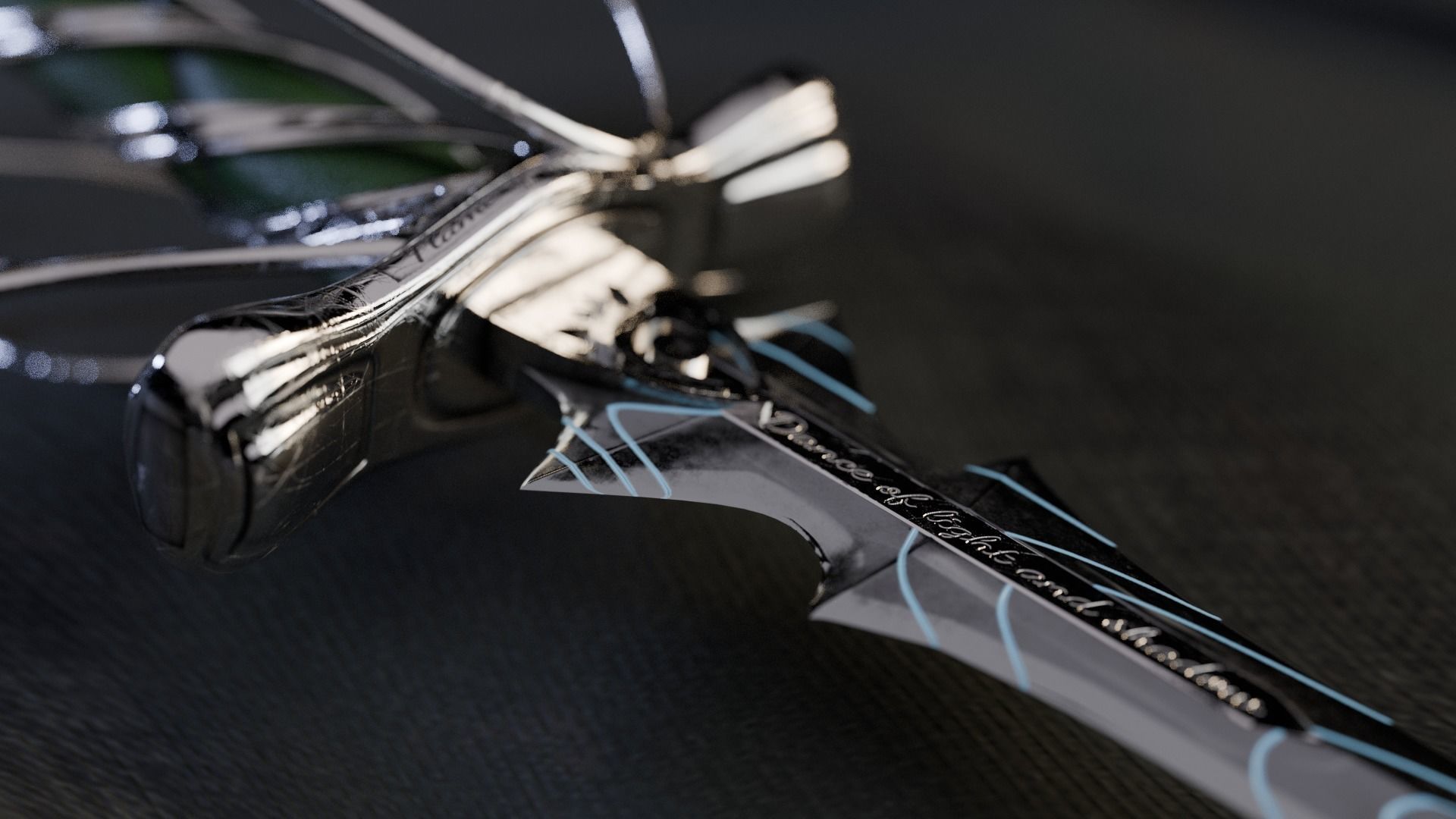 Sword Grayswandir Low-poly 3D model_2