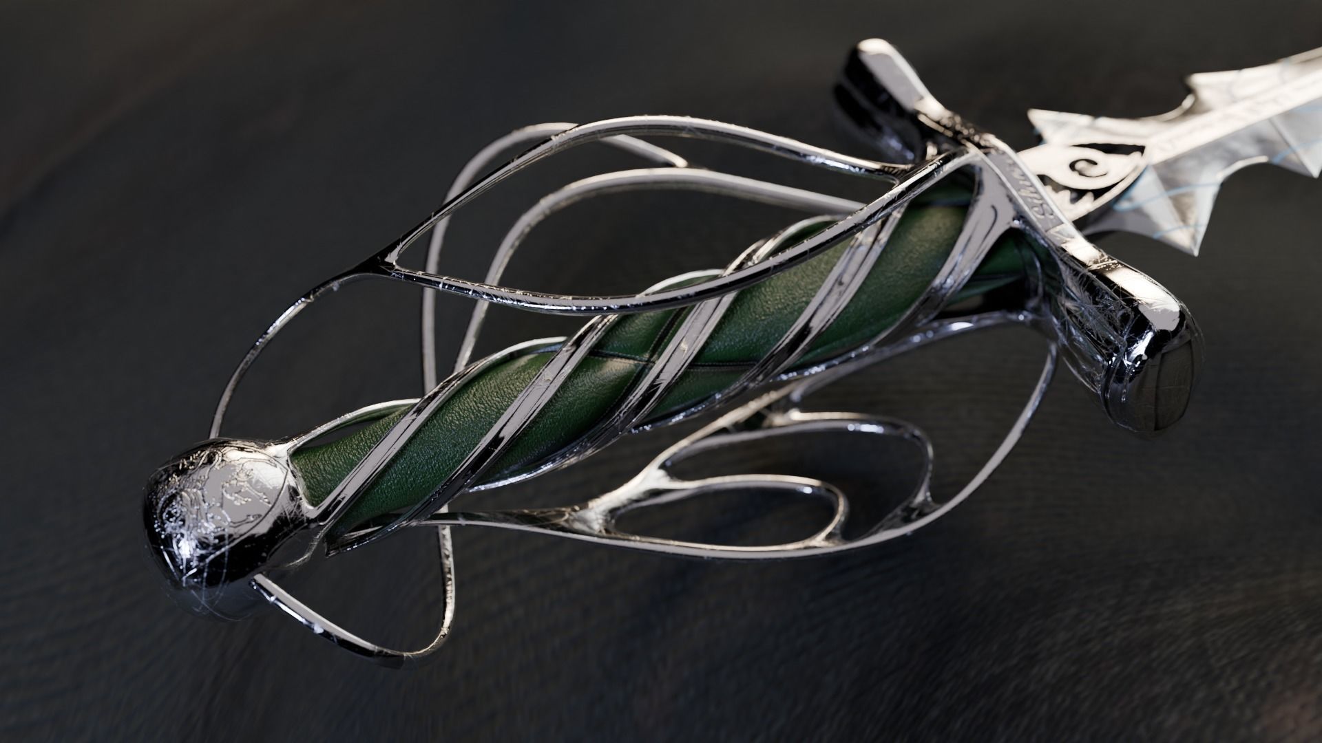 Sword Grayswandir Low-poly 3D model_3