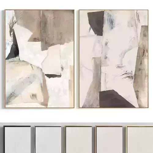 Plaster Two Photo Frame 89