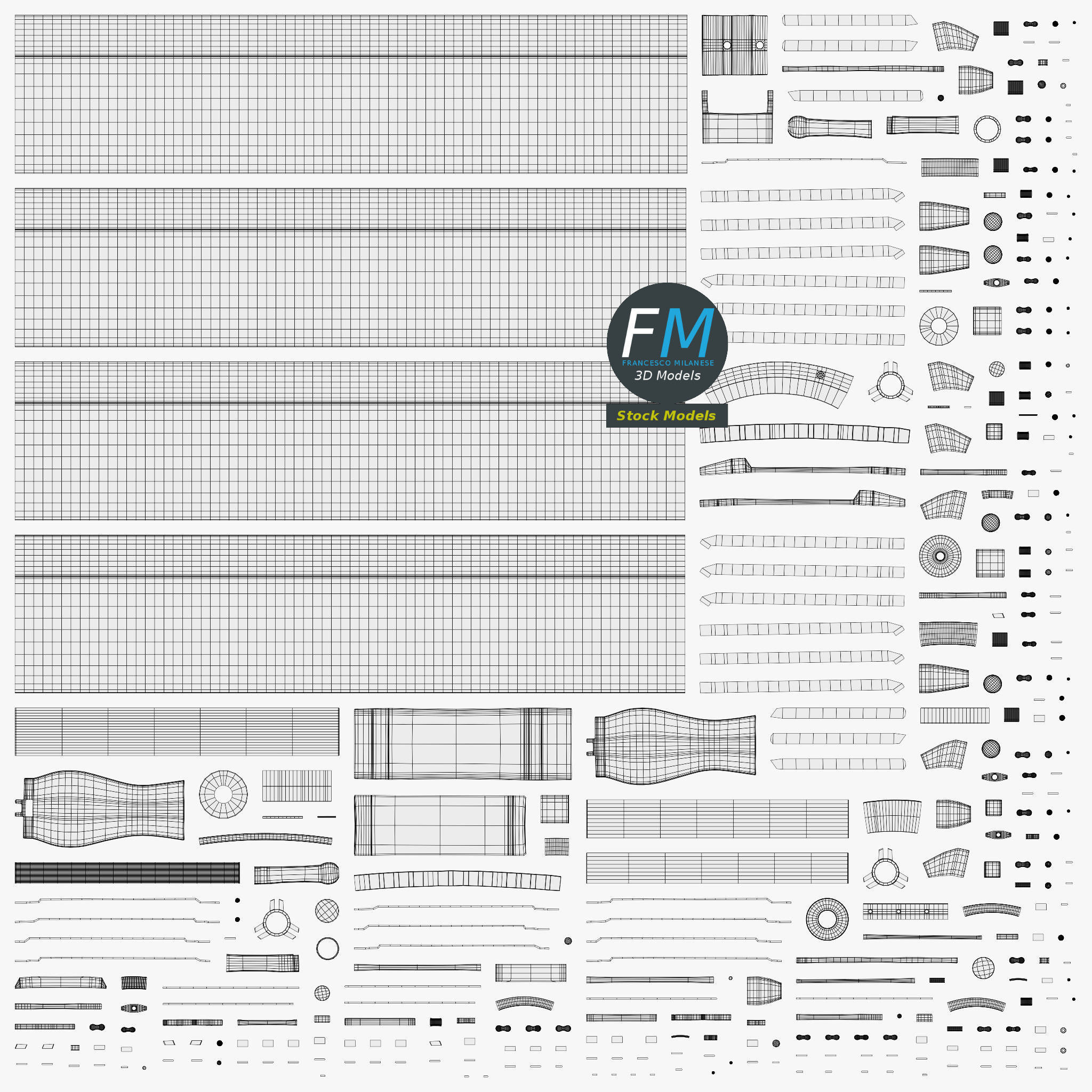 Hi-hat cymbal 3D model_11