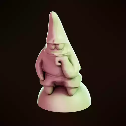 Patrick Star - The Thinker 3D print model
