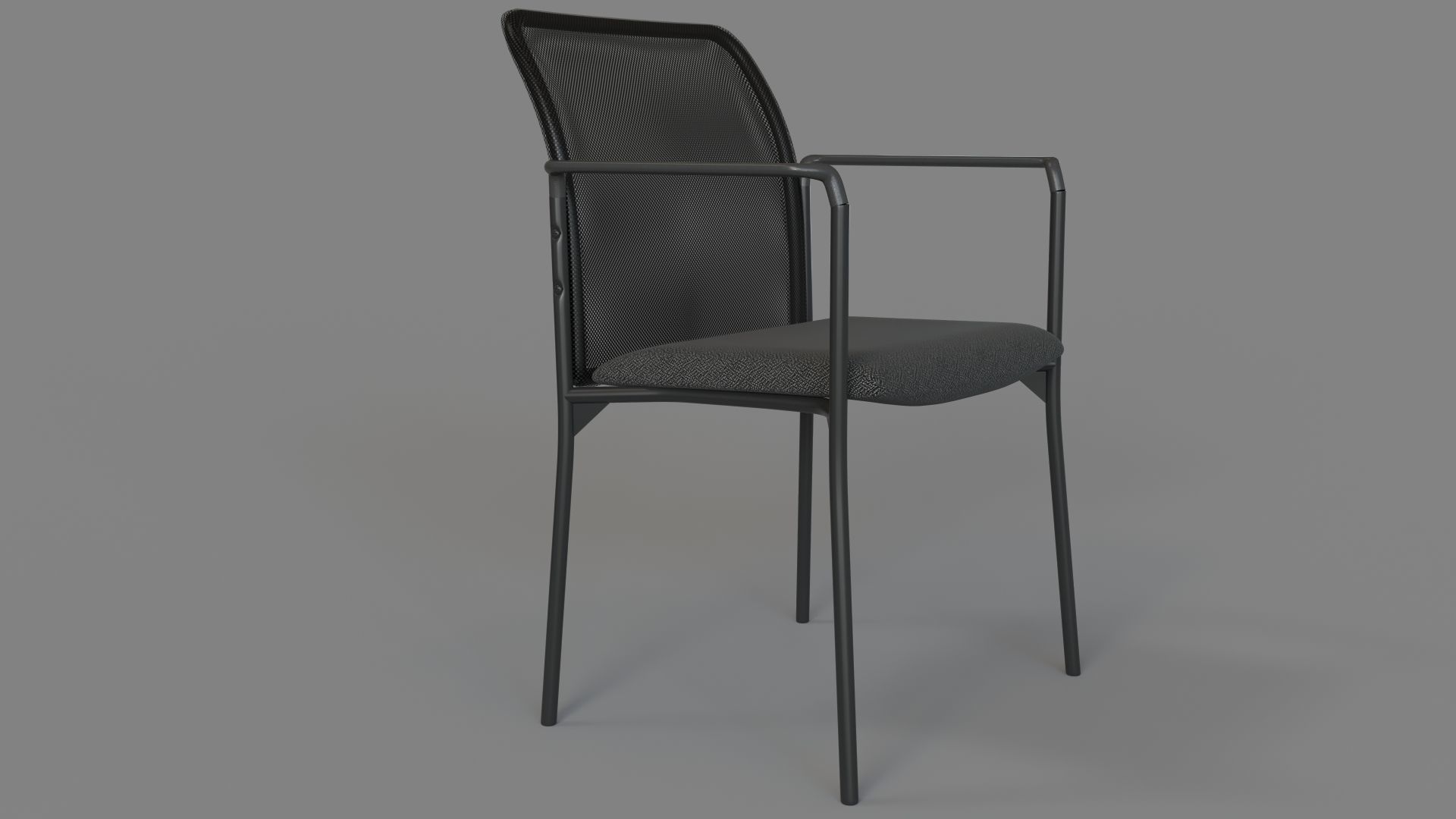 Lorell Reception Side Chair 3D model_2