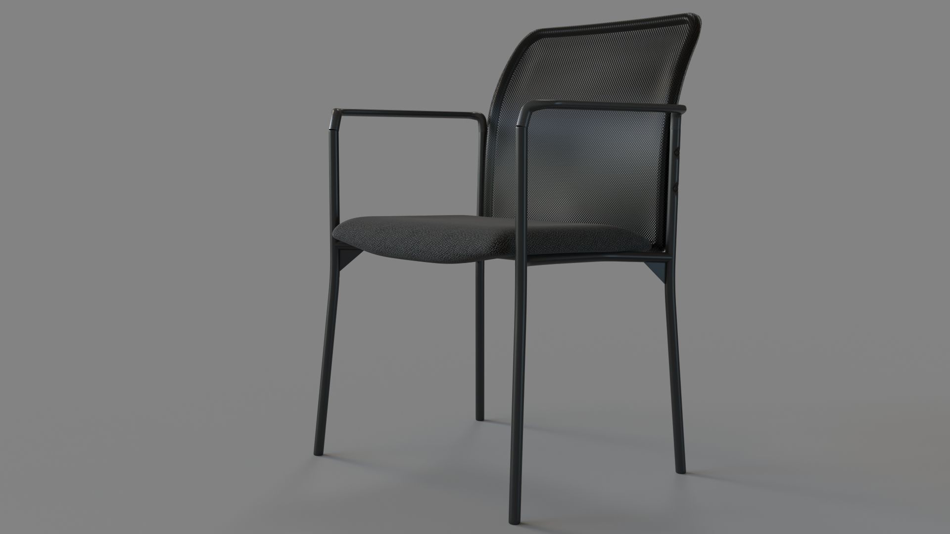 Lorell Reception Side Chair 3D model_4