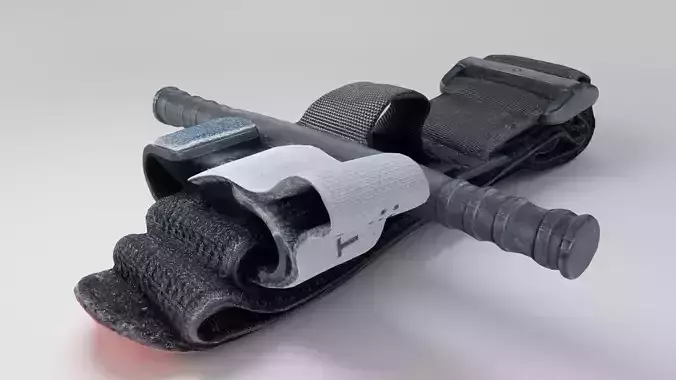 Medical Tourniquet first aid kit medical combat emergency 3D model Medical Tourniquet first aid kit medical combat emergency 3D model