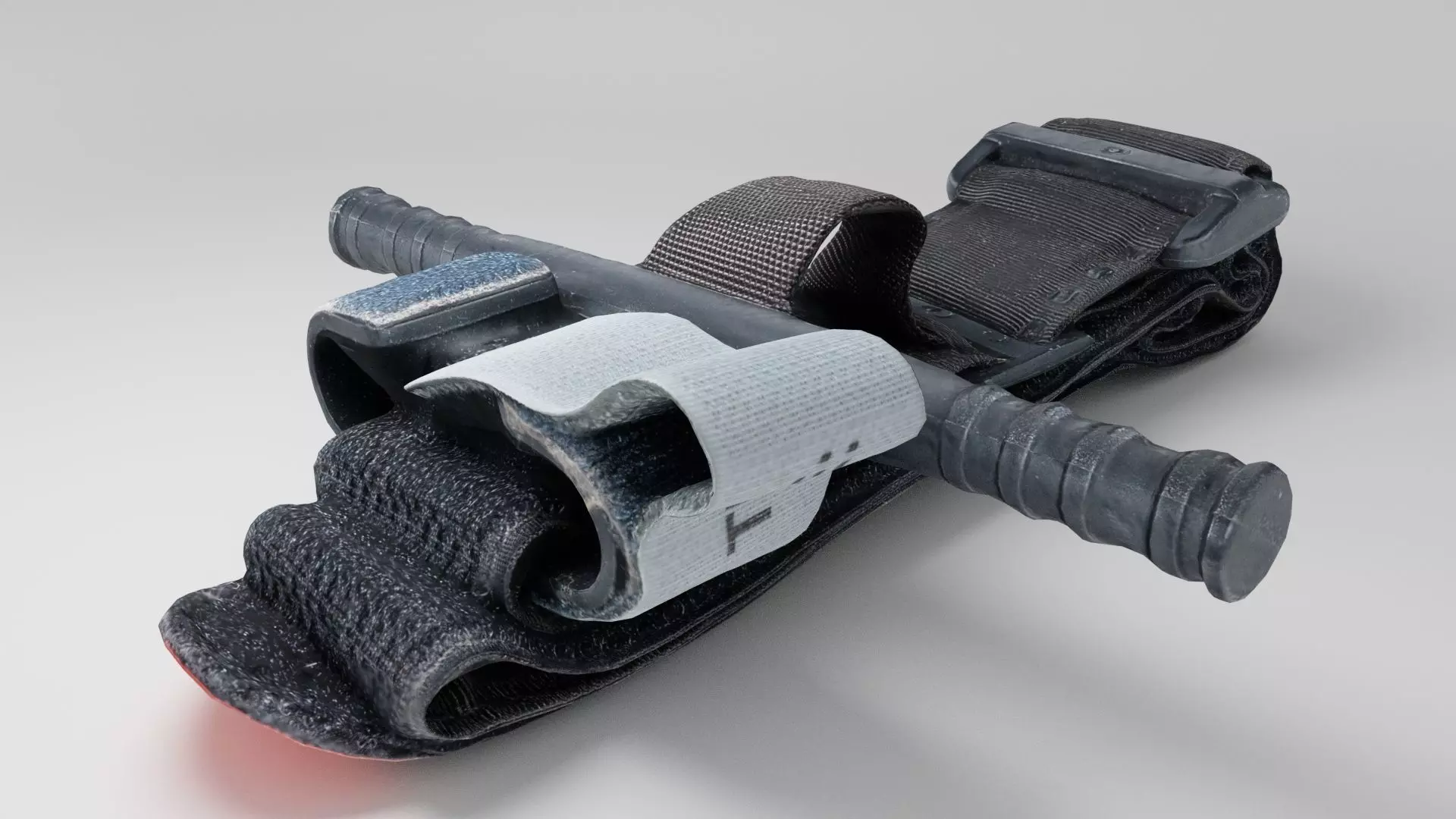 Medical Tourniquet first aid kit medical combat emergency 3D model_0