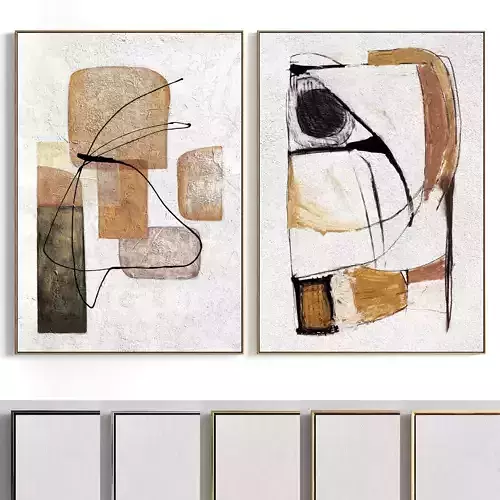 Plaster Two Photo Frame 93