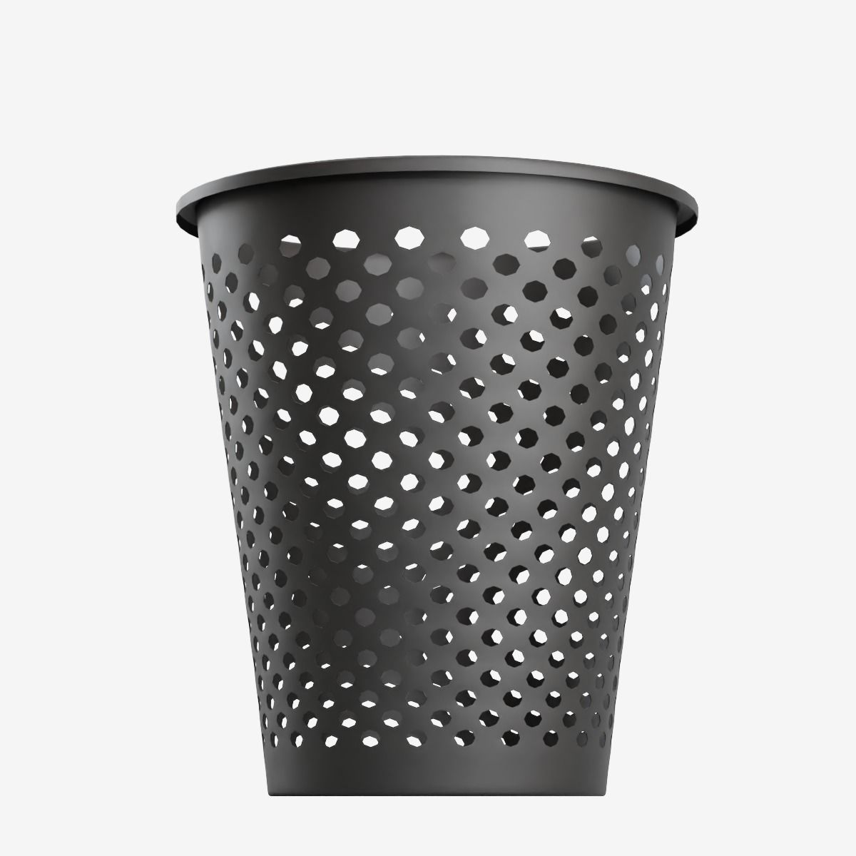 Plastic Trash Bin 3D model_9
