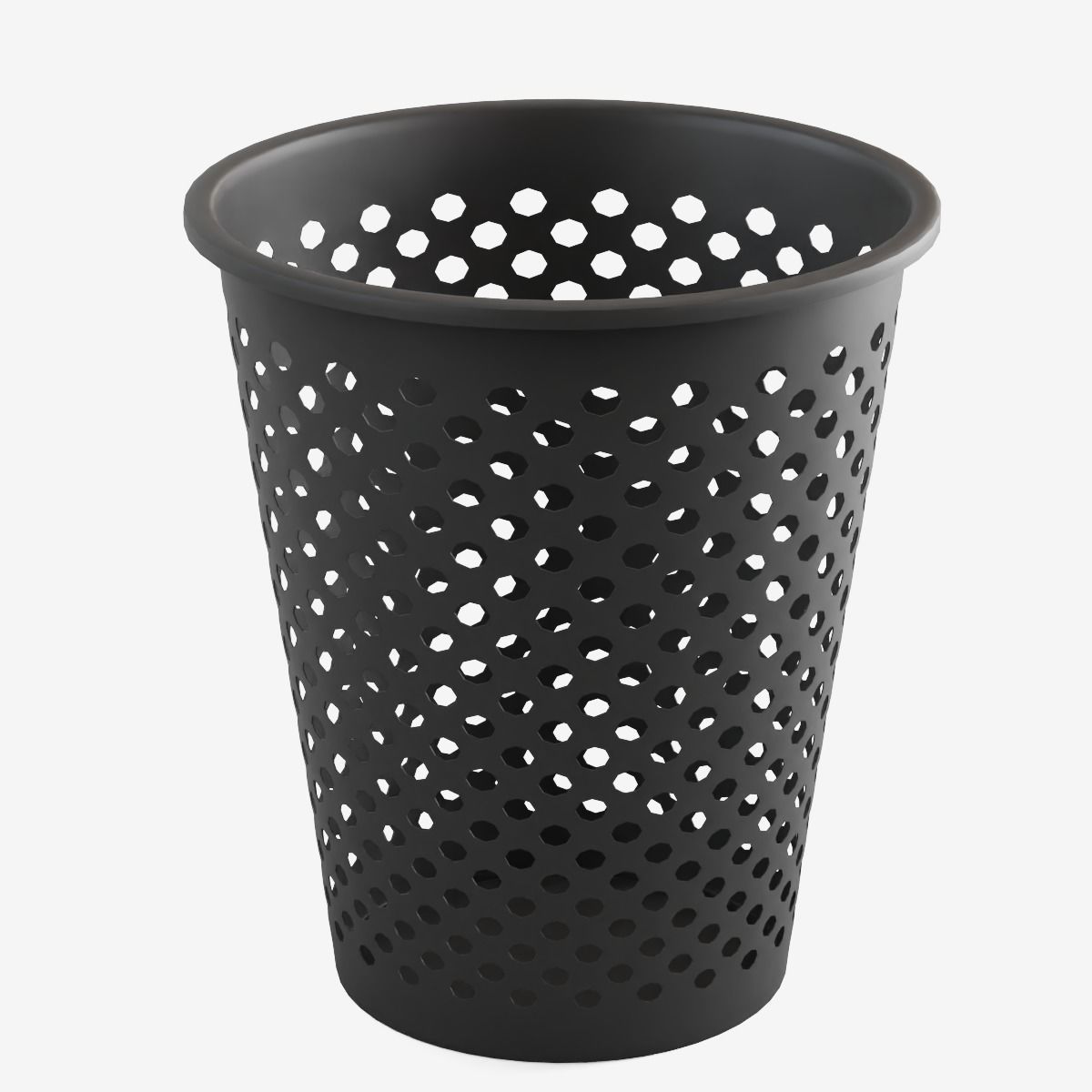 Plastic Trash Bin 3D model_6
