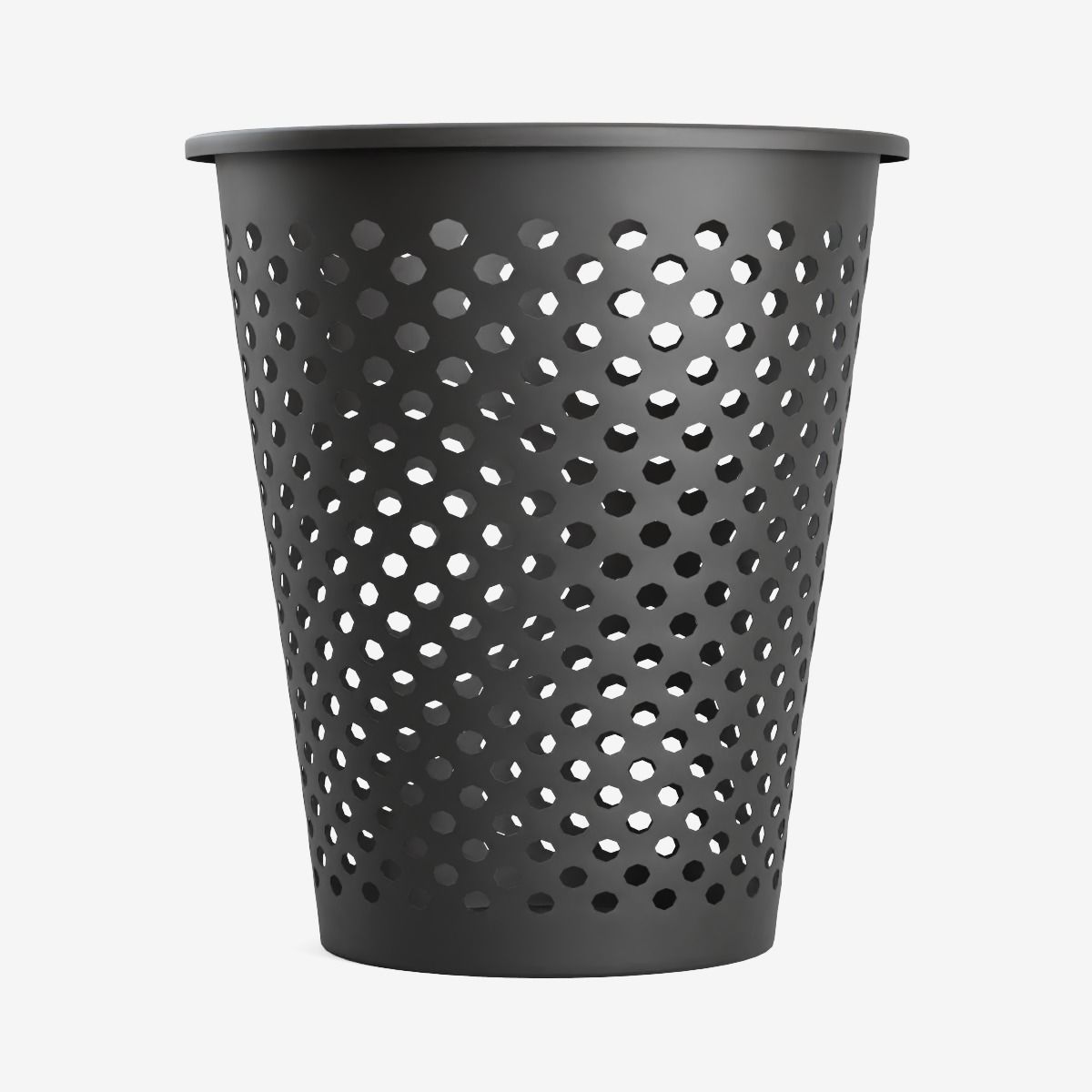 Plastic Trash Bin 3D model_3