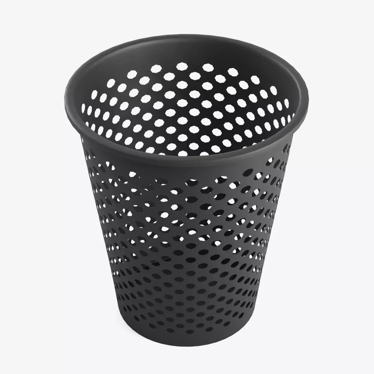 Plastic Trash Bin 3D model_0