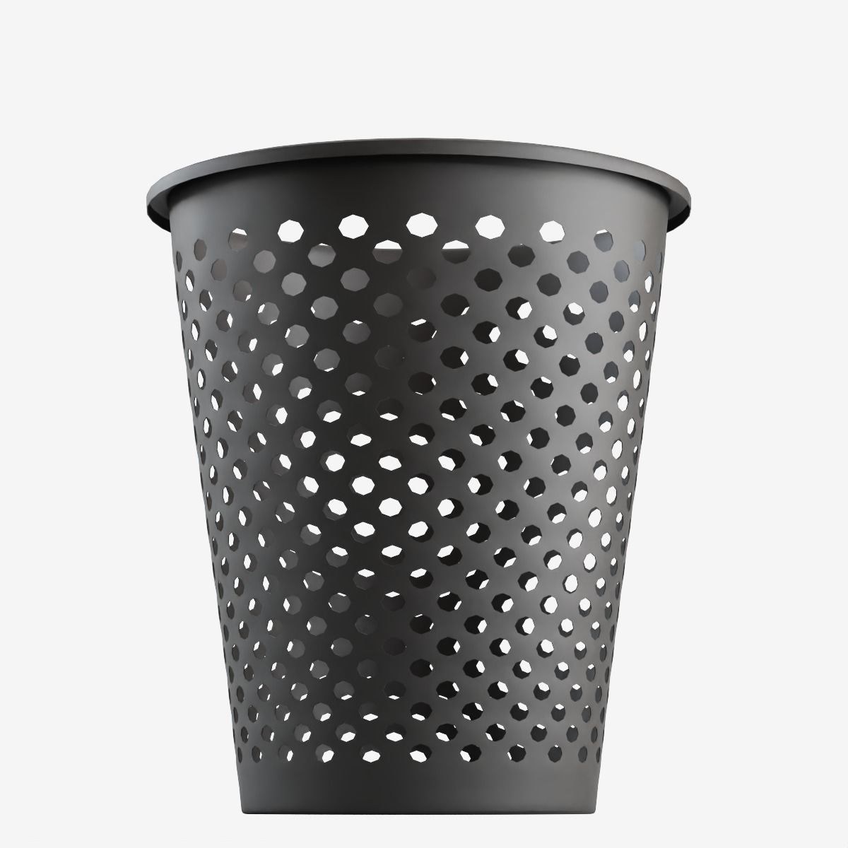 Plastic Trash Bin 3D model_8