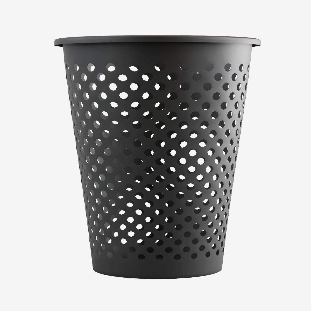 Plastic Trash Bin 3D model_2