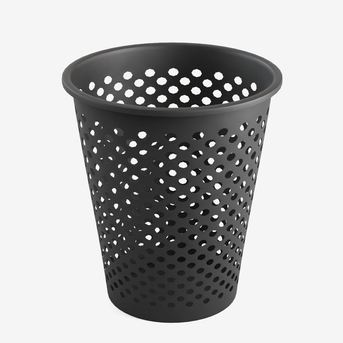 Plastic Trash Bin 3D model_4