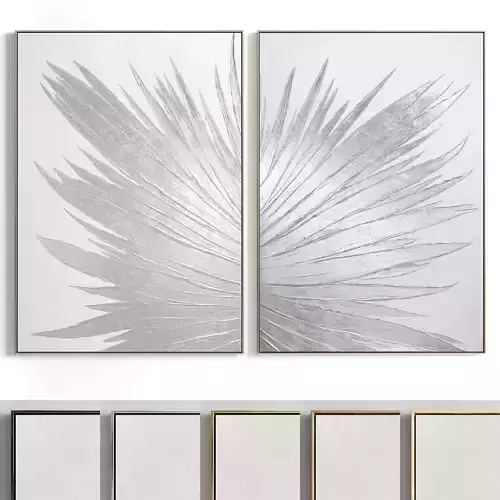 Plaster Two Photo Frame 94