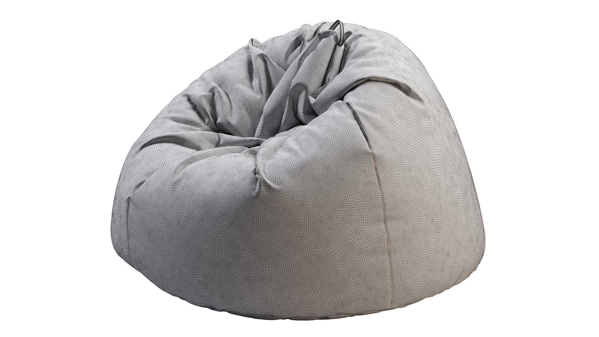 Serax Bean Bag Pouf 3D model_27