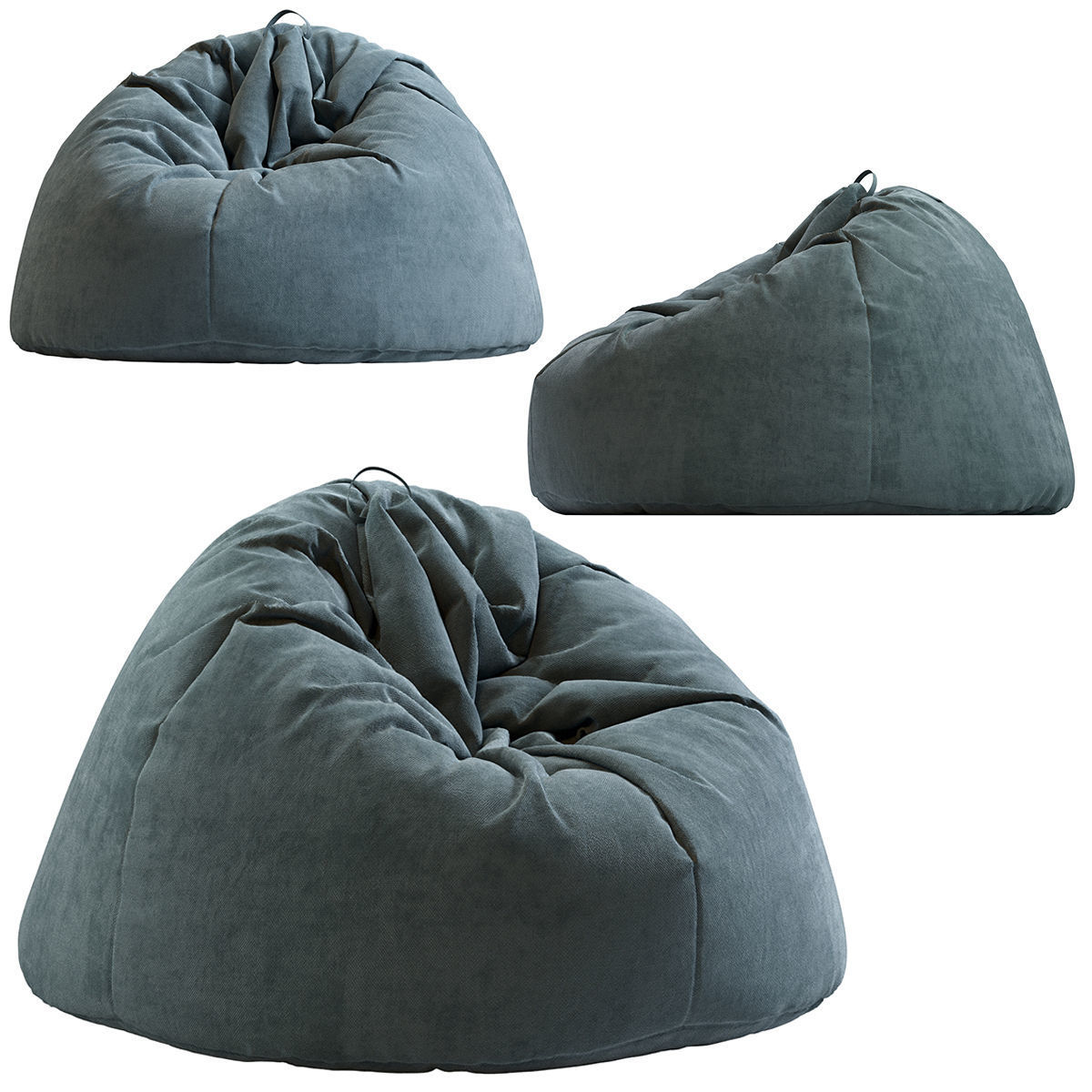 Serax Bean Bag Pouf 3D model_32