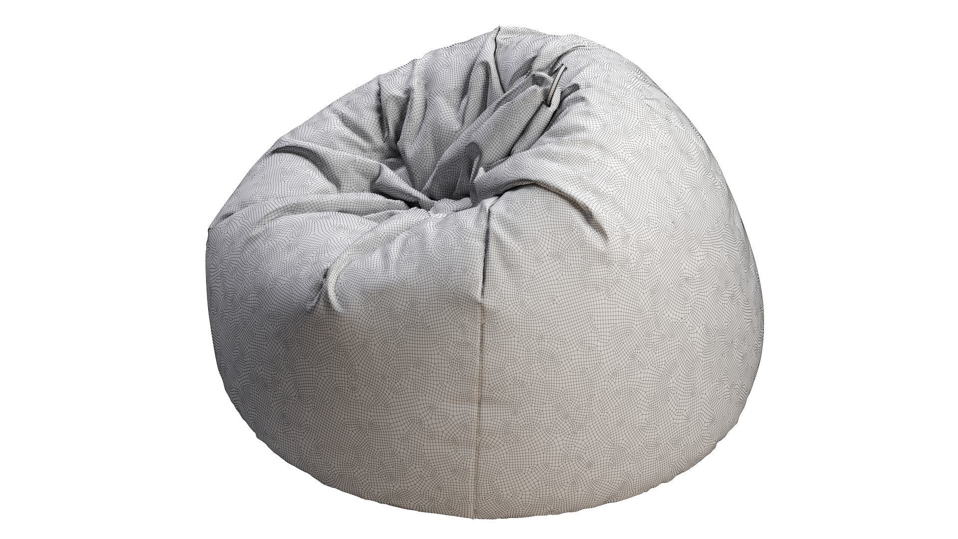 Serax Bean Bag Pouf 3D model_29