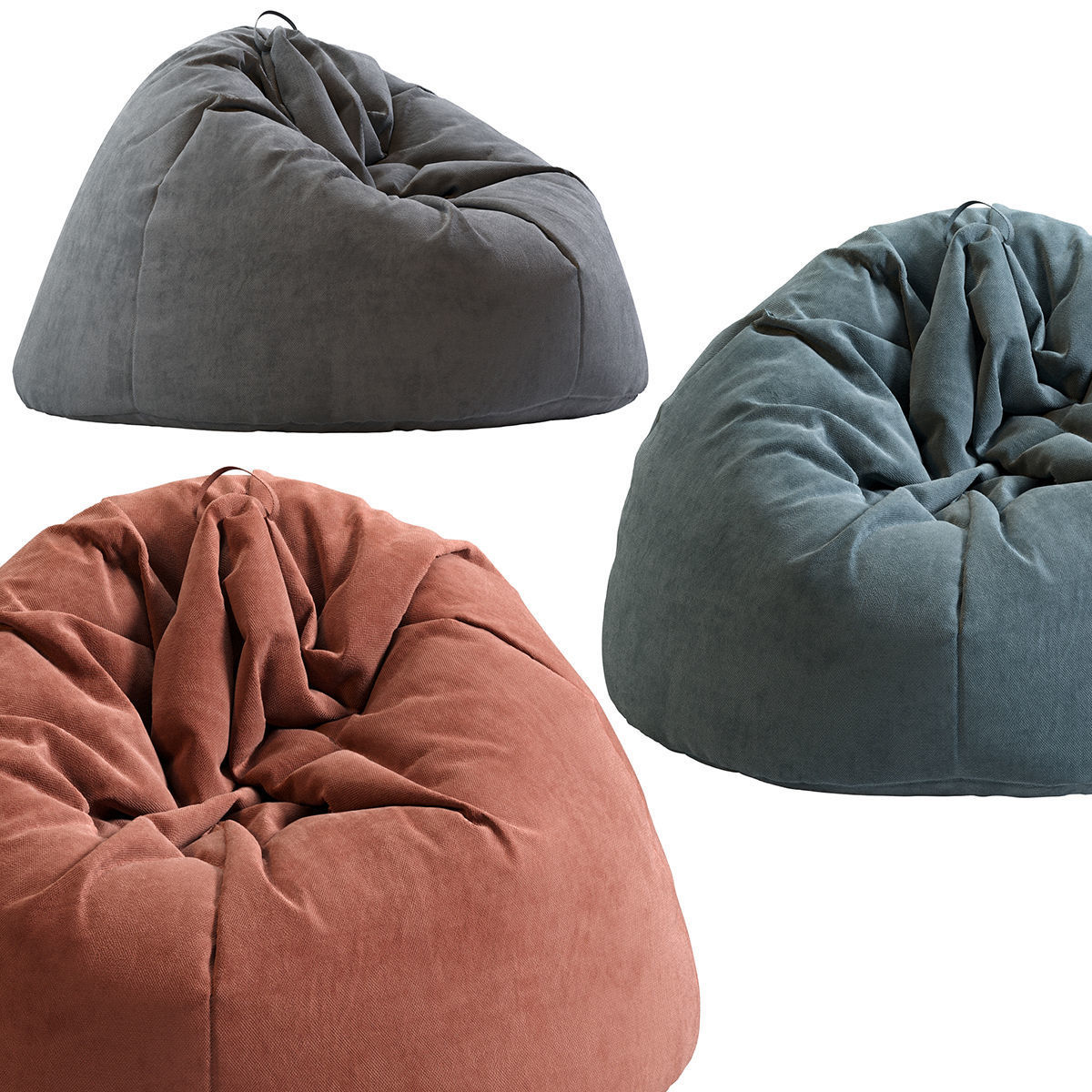Serax Bean Bag Pouf 3D model_34