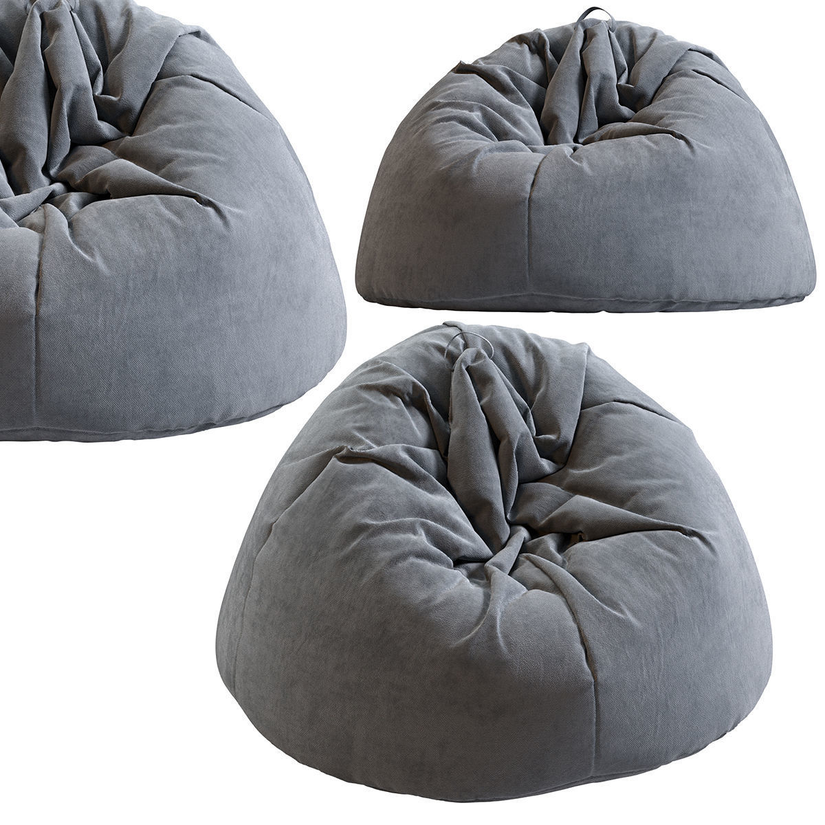Serax Bean Bag Pouf 3D model_33