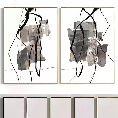 Plaster Two Photo Frame 95